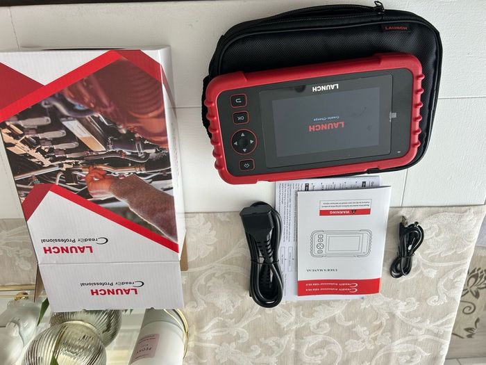 2026 Launch CRP123X v3.0 is the 4-System Diagnostic Code Reader For Engine, ABS, Airbags and Automatic Transmission. Has 7 Service Functions: Oil Reset, SAS Reset, Elec. Throttle Adaptation, ABS Bleeding, BMS Reset, DPF Regen.for cars and vans