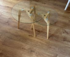 Glass coffee tables