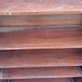 Bookcase Long slim former Ecclesiastical Vintage wooden 6ft long bookcase Image 6