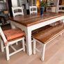 Strawbridge solid wood dining table set Image 3
