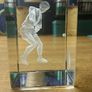 Two  3D Glass Paperweights Image 4