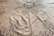 Crochet table cloth - approx 40 years old