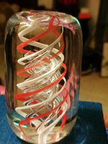 Vintage Glass Paperweight