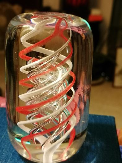Vintage Glass Paperweight