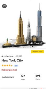 Lego Architecture New York 21028