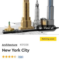 Lego Architecture New York 21028