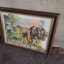 Horse Ploughing Scene (Linen ) Image 7