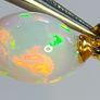 Ethiopian Fire Opal Pendant 2.93ct on Goldplated S925 Silver Image 7