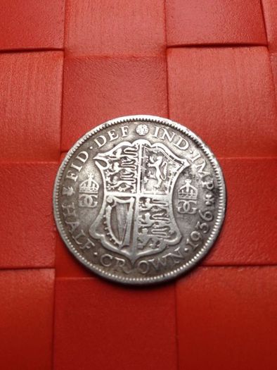 1936 Half Crown Silver Coin