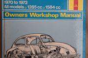VW Beetle 70-72 1,3 &amp; 1,5 workshop manual/Haynes/Volkswagen