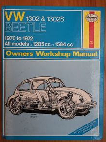 VW Beetle 70-72 1,3 & 1,5 workshop manual/Haynes/Volkswagen