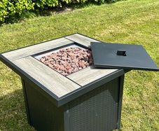 Gas Fire Pit and waterproof cover