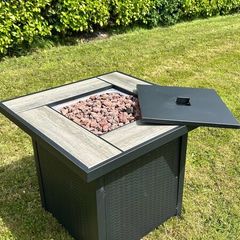 Gas Fire Pit and waterproof cover