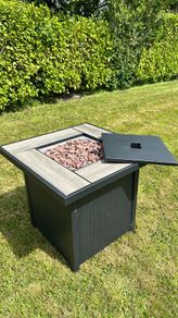Gas Fire Pit and waterproof cover