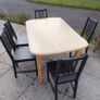 Oak Table+chairs Image 4