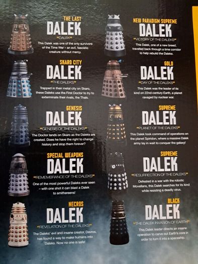 Eaglemoss: Doctor Who Daleks 3''
