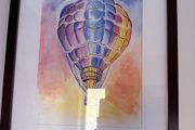 Watercolour - Hot Air Balloon A4