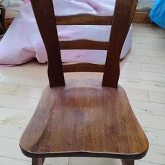 Four Solid Wood Kitchen/Dining Chairs