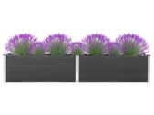 Garden Raised Bed 300x50x54 cm WPC Grey