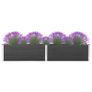 Garden Raised Bed 300x50x54 cm WPC Grey Image 5