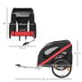 Dog Bike Trailer, Metal Pet Cart Carrier for Bicycle Kit Water Resistant with Safety Harness, Reflectors, for Large Dogs Image 3