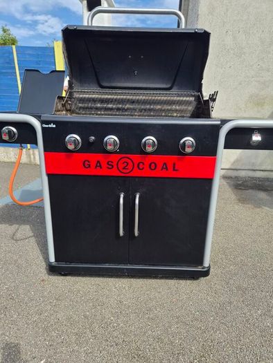 Charbroil gas to coal BBQ