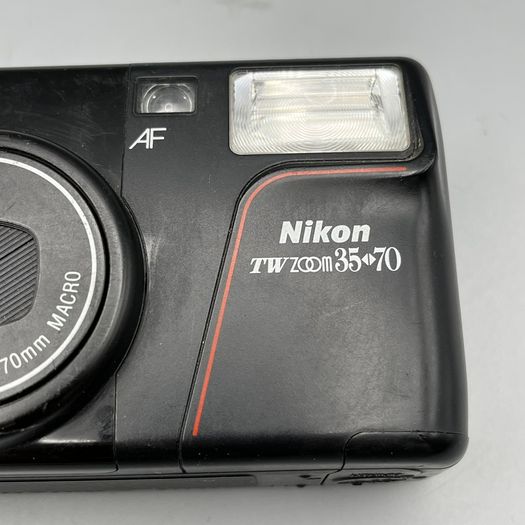 Nikon TW Zoom 35-70 35mm Film Point and Shoot Camera Black