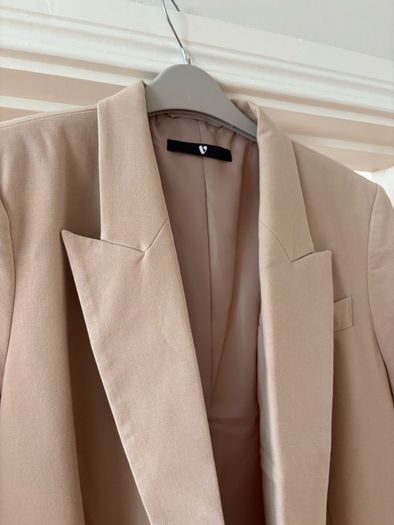 Women's beige longline military style jacket- V  by  Very - brand new never worn
