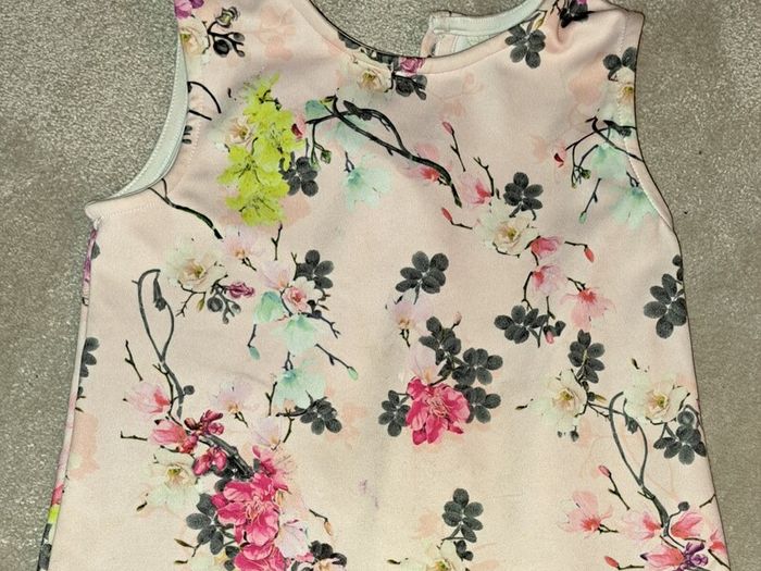 River Island girl flower dress 2-3