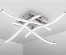 Aluminum LED Ceiling Lamp Ring Light Chandelier Lights Fixture Living Bedroom