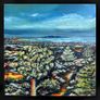 Dublin City and Bay view I, original painting by artist Helen Mathews Image 4