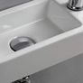 Basin Sink Small Cloakroom Basin Rectangle Ceramic Wash Basin Right Hand Image 4