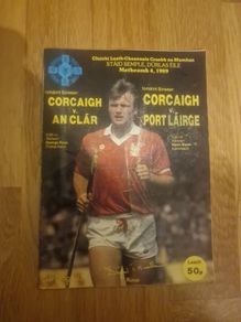 Original 1989 GAA Hurling Programme Cork v Waterford