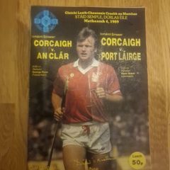 Original 1989 GAA Hurling Programme Cork v Waterford
