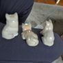 figurines x 3 kittens Image 3