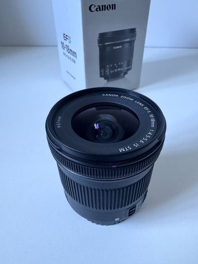 Canon EF-S 10-18mm f/4.5-5.6 IS STM Lens Excellent Condition