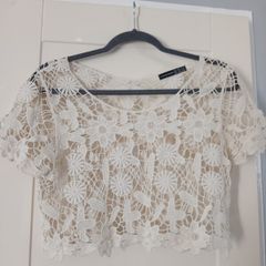 crocheted top
