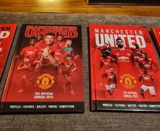 Official Man U annuals. 2018.2019.2021.2022