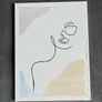 Set of 4 Feminine Line Art Canvas Paintings Image 4