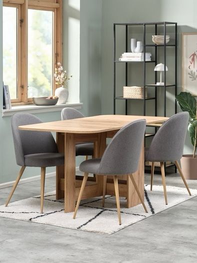 JYSK ALLING Extendable Dining Table (Warm Oak) - As Good As New (Already Assembled)