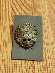 Mardi Gras Brooch (Vintage)