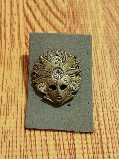 Mardi Gras Brooch (Vintage)