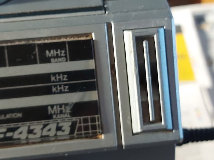 Vintage SHARP Stereo Radio Cassette Recorder, Model GF-4343E(S), Radio works great, Tape Deck does not play tapes. Excellent Volume