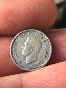 1937 Silver 3 pence