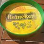 Heineken metal beer tray ,,buyer collects or pays postage thank you, see pictures for condition ,used ,sold as is,nice in any home bar etc Image 6