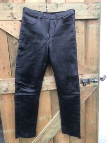 Womens Leather Motorcycle Trousers