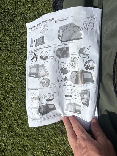 6 man tent with awnings Colman 2 min pop up