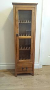 Wooden DVD/CD storage unit