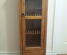 Wooden DVD/CD storage unit