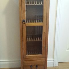 Wooden DVD/CD storage unit